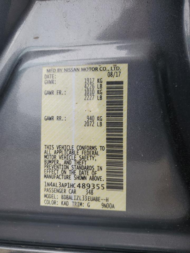 2017 NISSAN ALTIMA