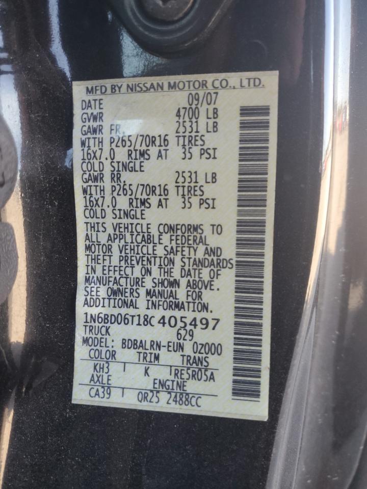 2008 NISSAN Frontier
