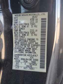2008 NISSAN Frontier