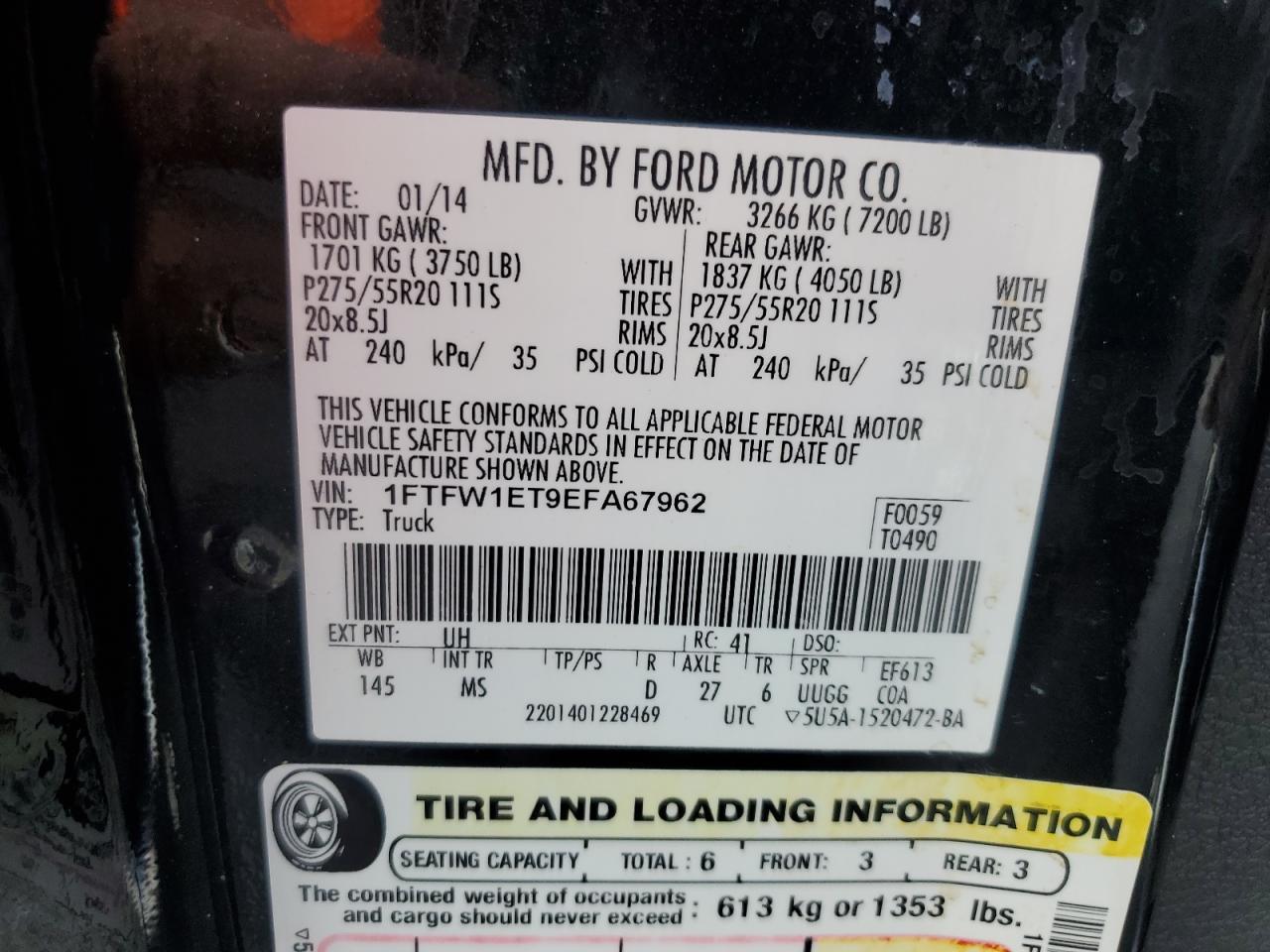 2014 FORD F-150