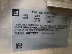 2010 BUICK LACROSSE
