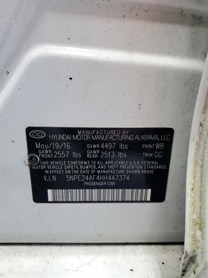 2017 HYUNDAI SONATA