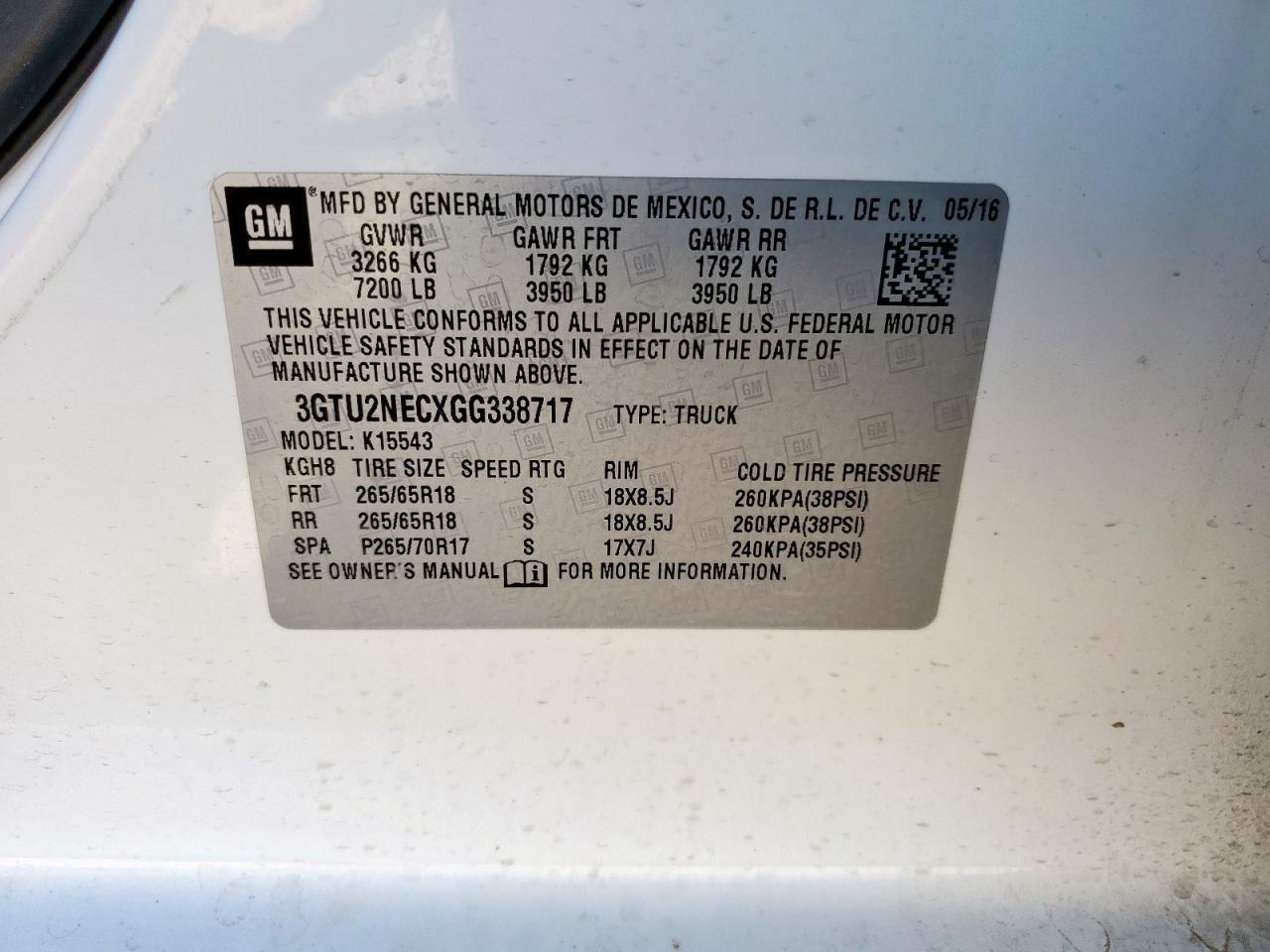 2016 GMC Sierra