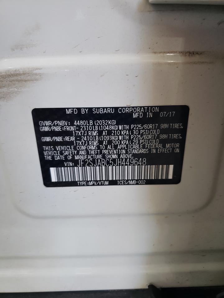 2018 SUBARU FORESTER