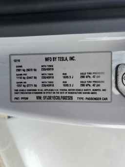 2020 TESLA MODEL 3