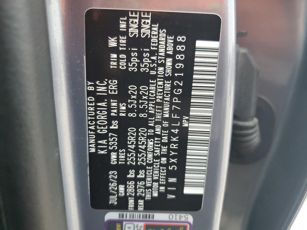 2023 KIA SORENTO