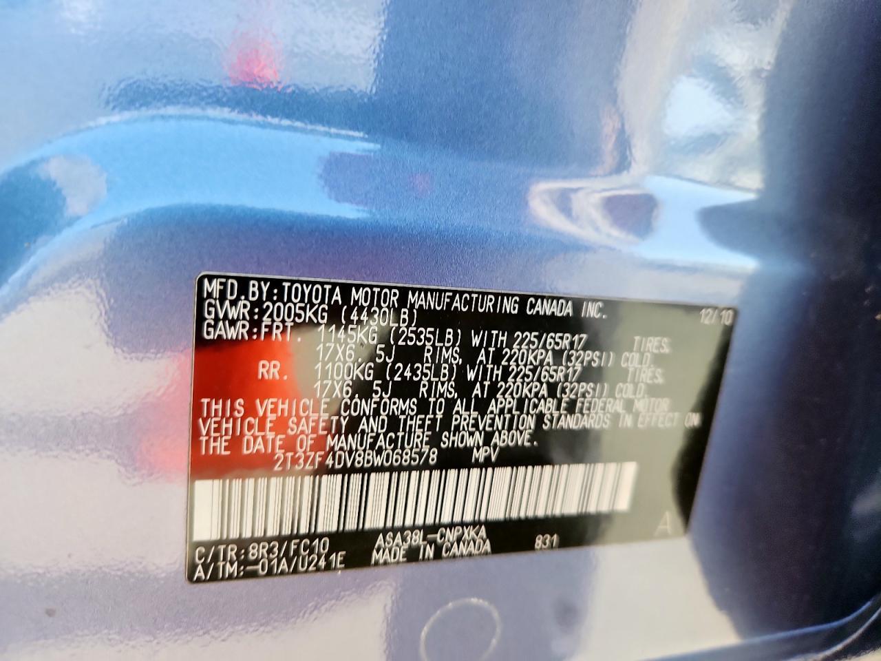 2011 TOYOTA RAV4