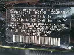 2013 HYUNDAI GENESIS