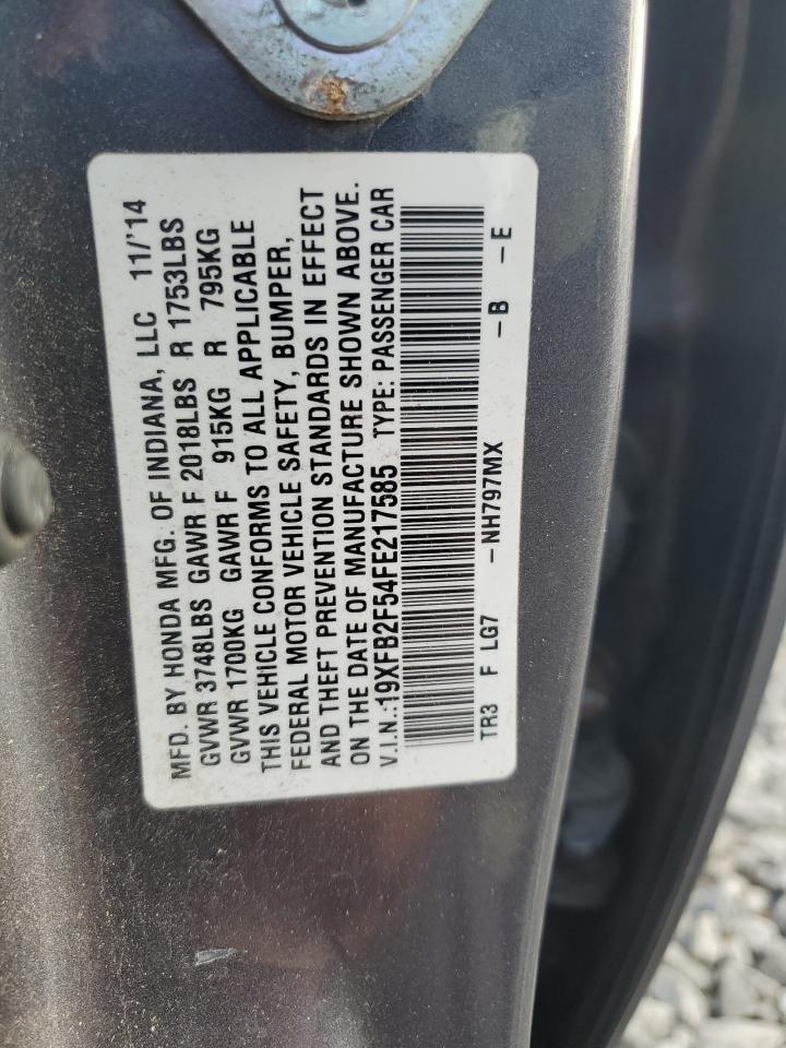 2015 HONDA CIVIC