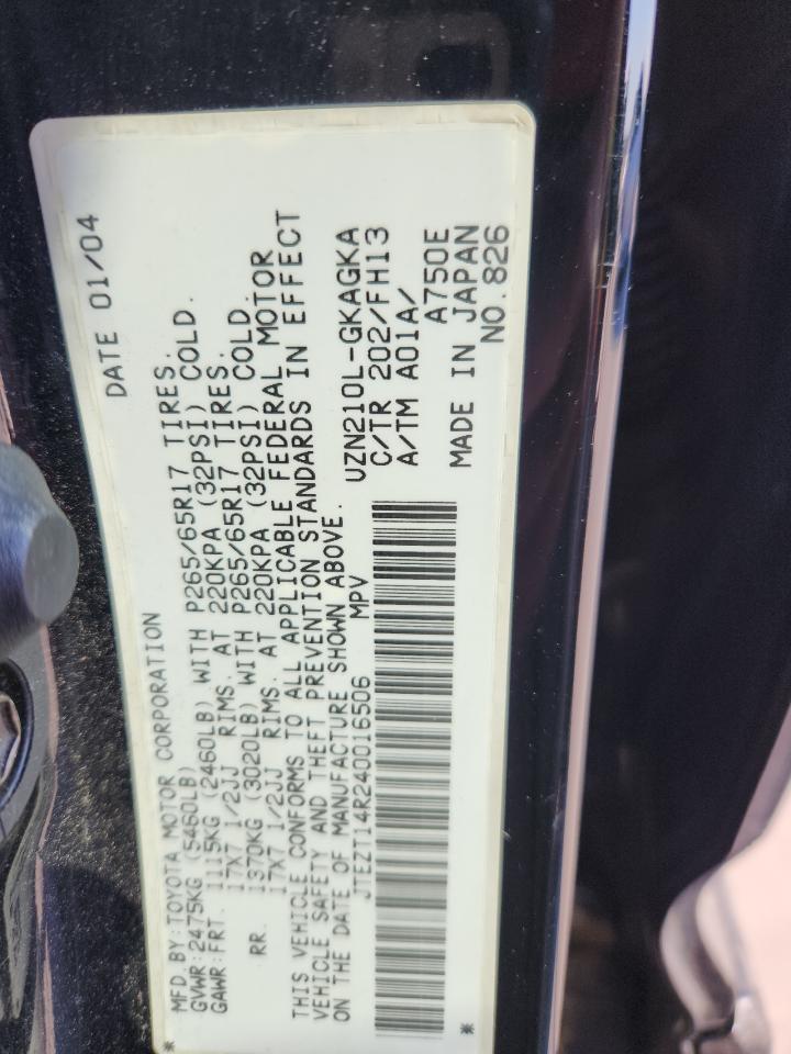 2004 TOYOTA 4Runner