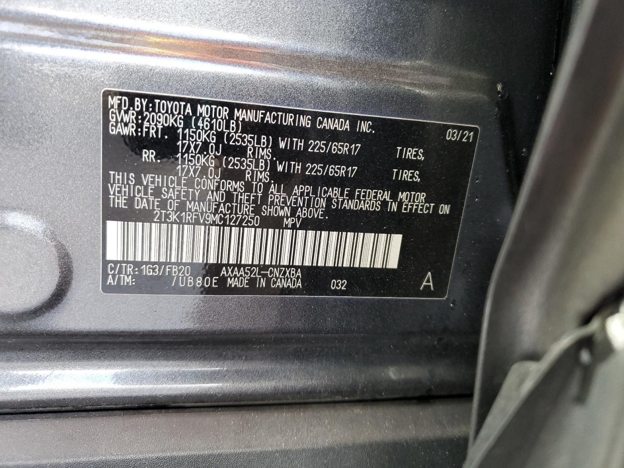 2021 TOYOTA RAV4