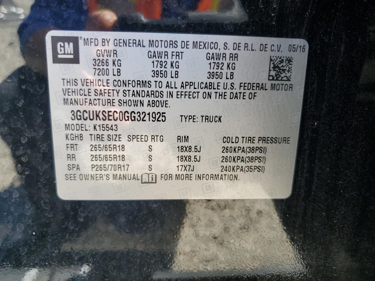 2016 CHEVROLET Silverado
