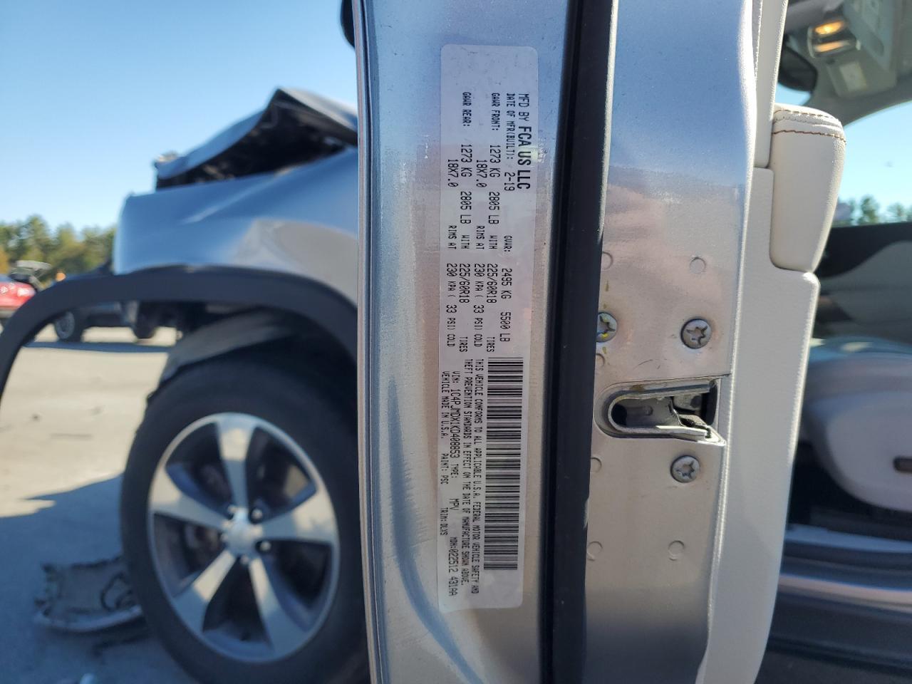 2019 JEEP CHEROKEE