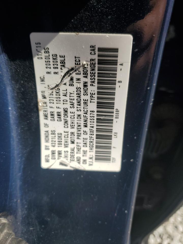 2015 HONDA ACCORD