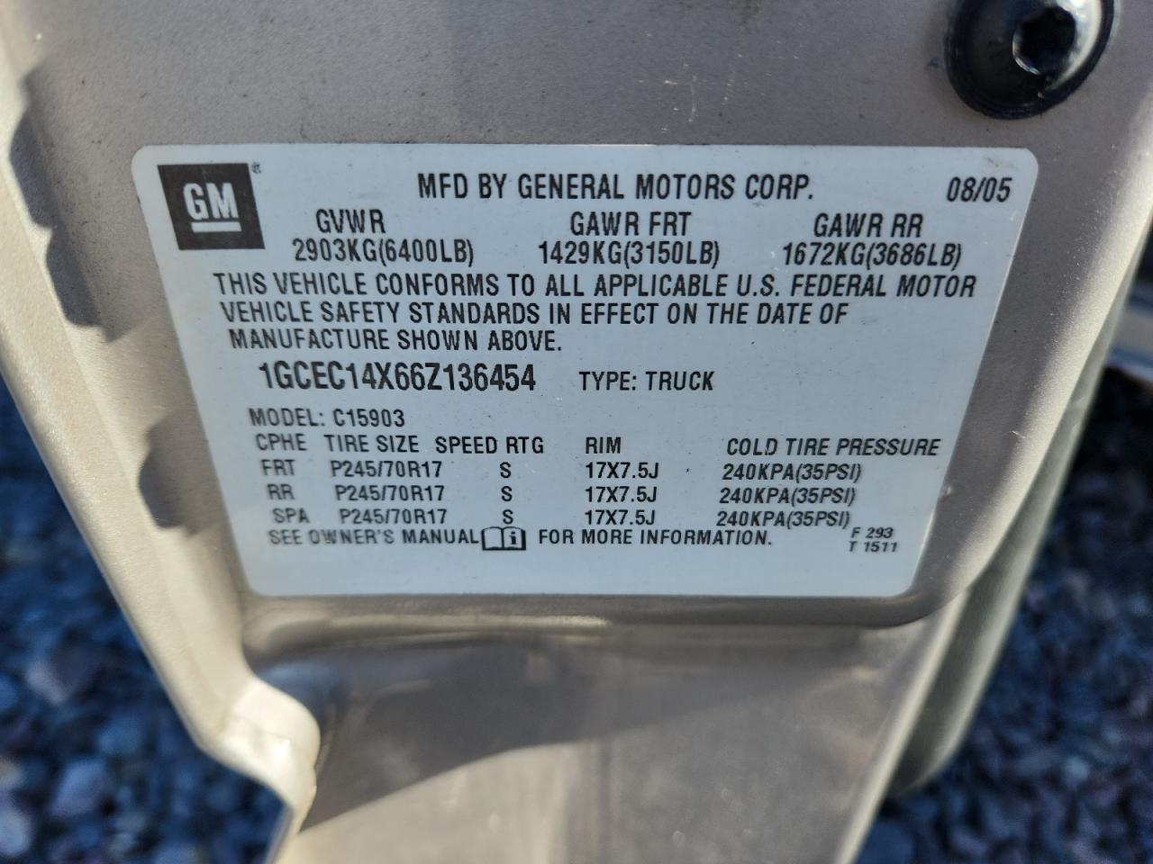 2006 CHEVROLET Silverado