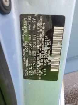2012 HYUNDAI ACCENT