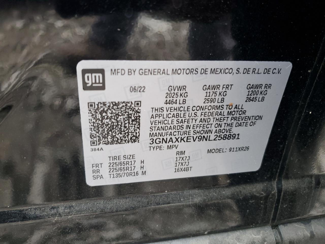 2022 CHEVROLET EQUINOX