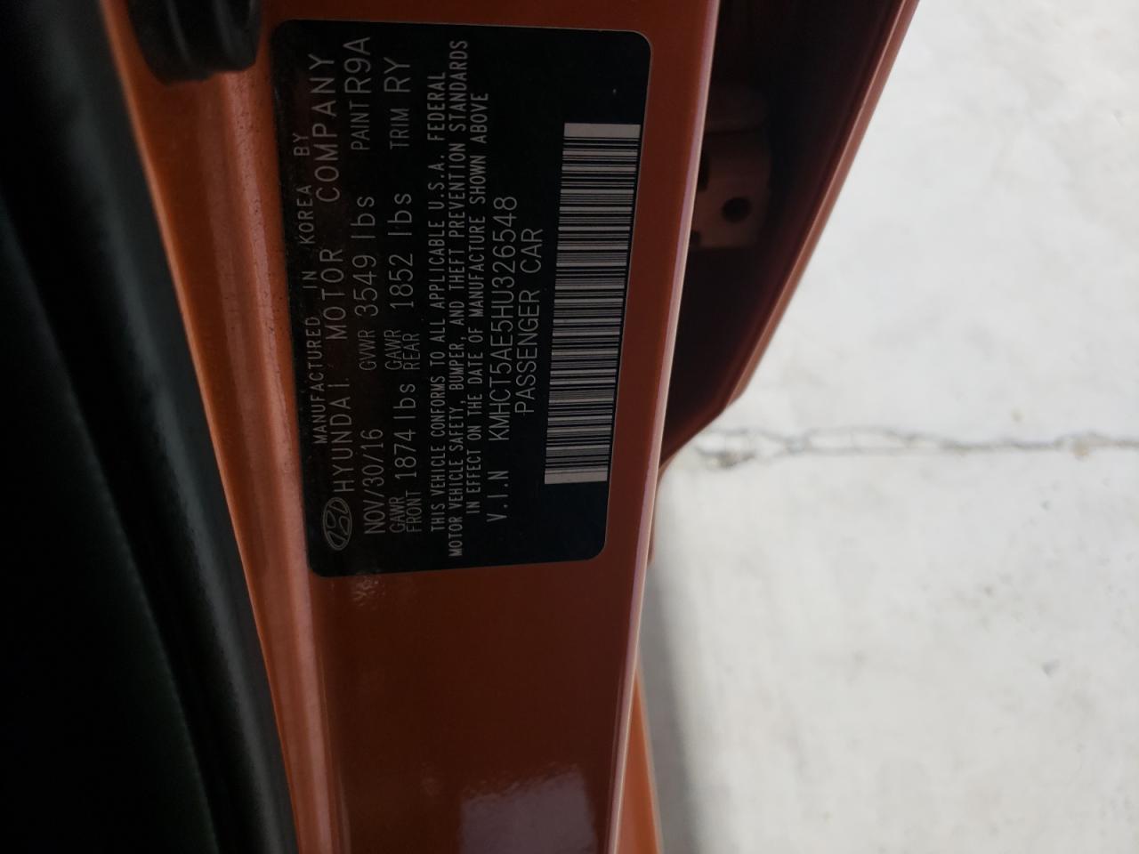 2017 HYUNDAI ACCENT