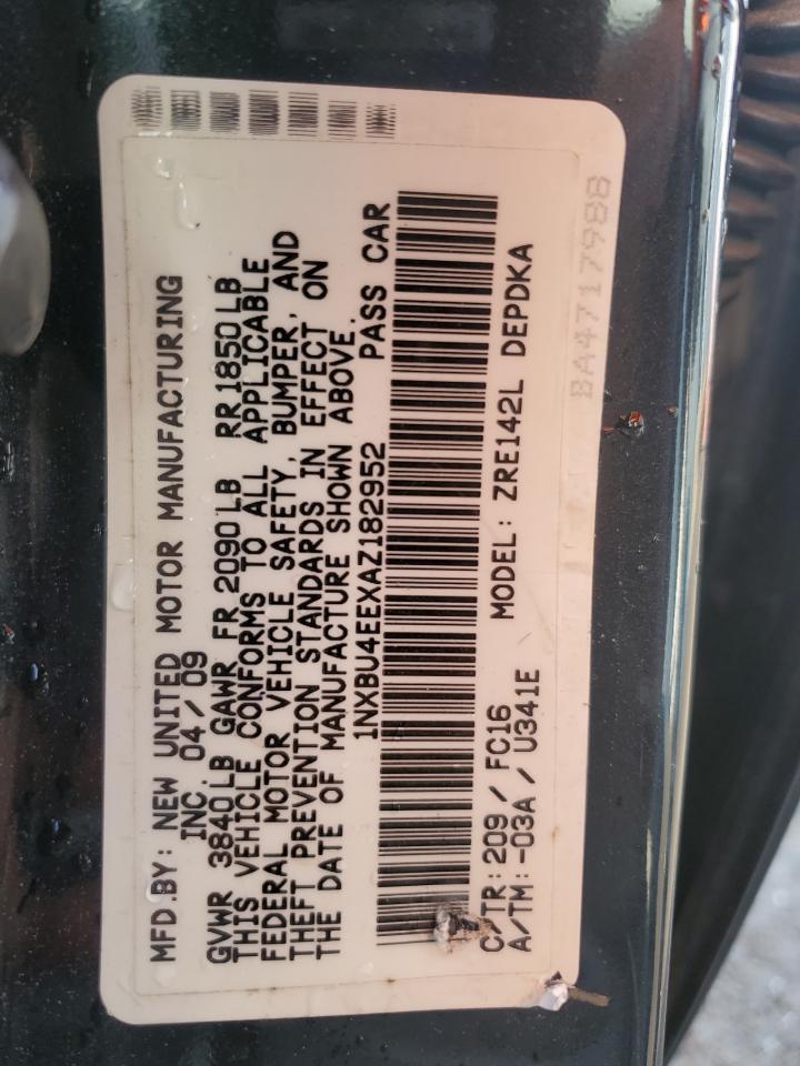 2010 TOYOTA COROLLA