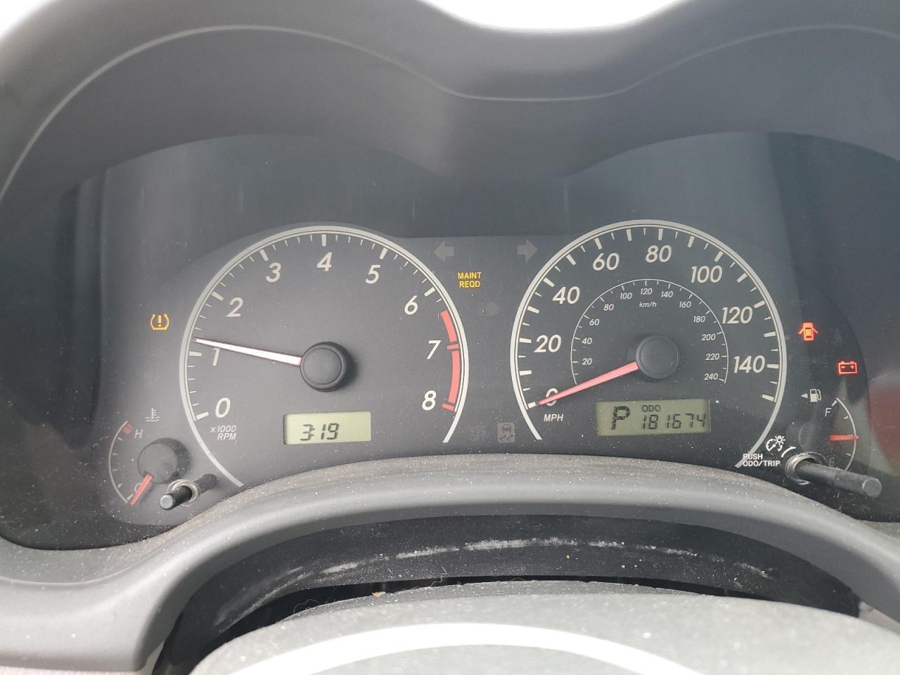 2009 TOYOTA COROLLA
