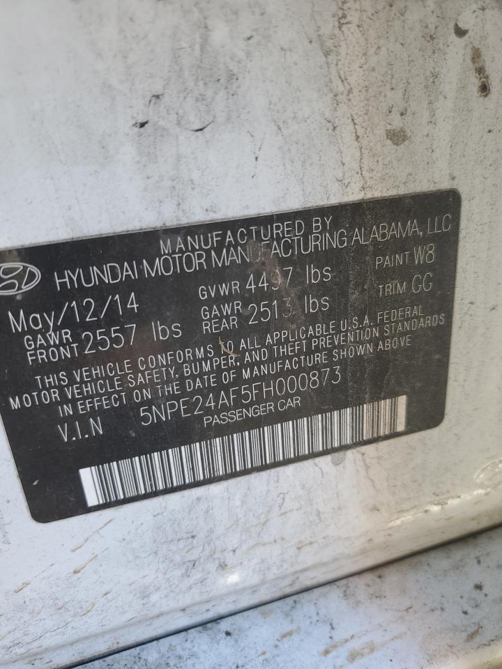 2015 HYUNDAI SONATA