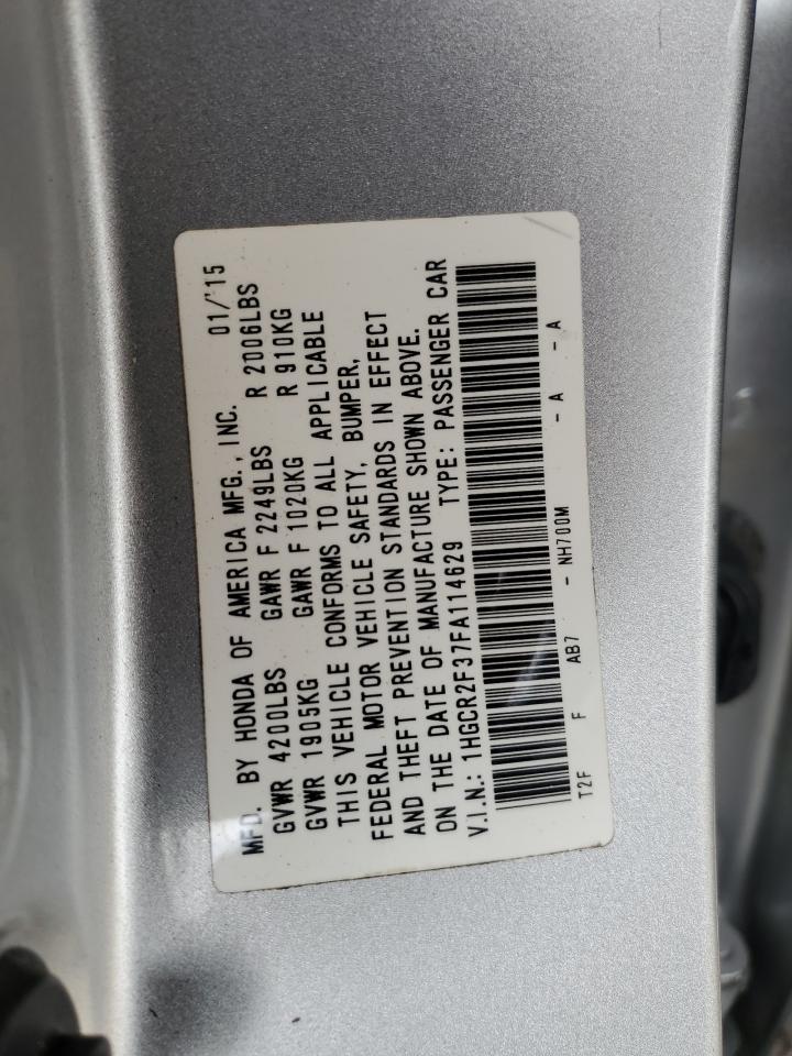 2015 HONDA ACCORD
