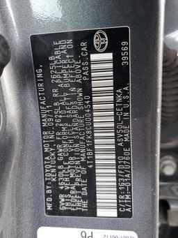 2012 TOYOTA CAMRY