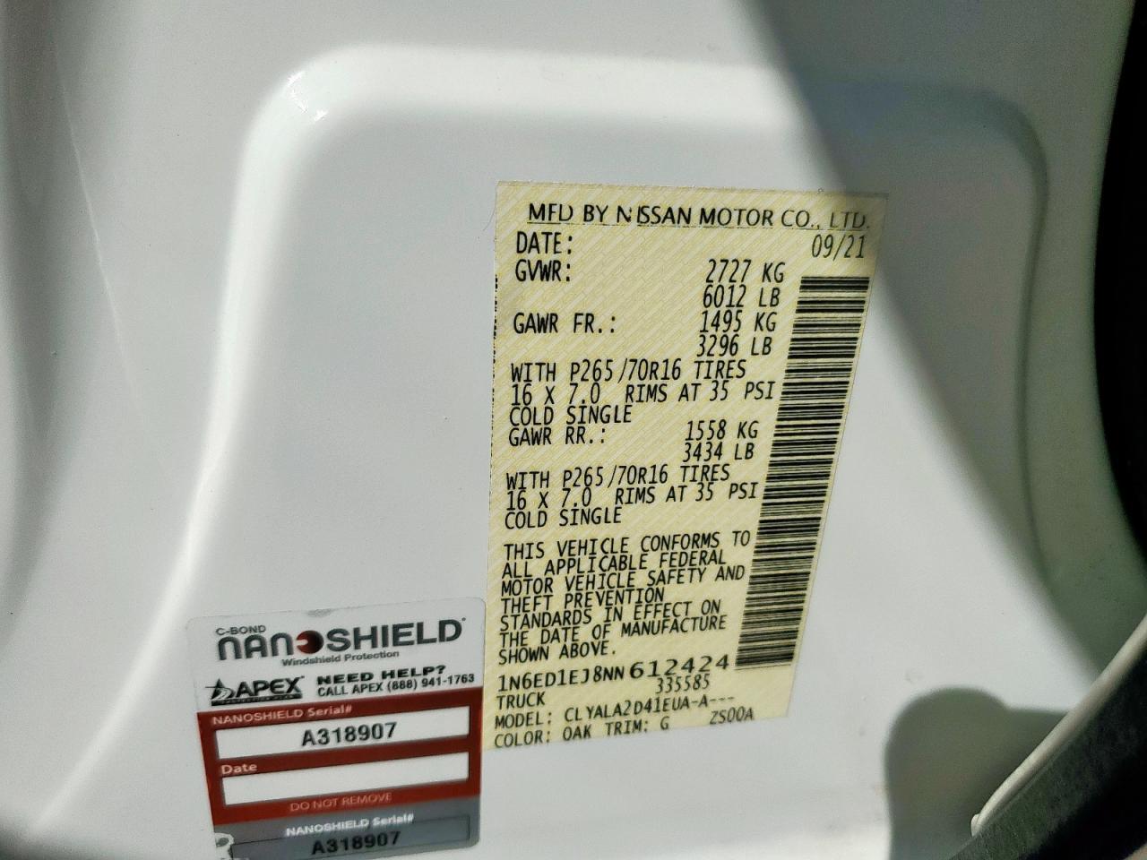 2022 NISSAN Frontier