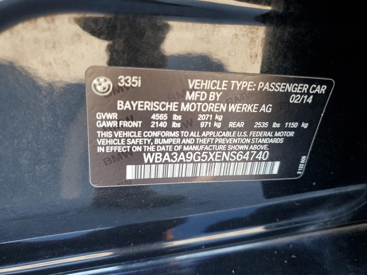 2014 BMW 3 SERIES