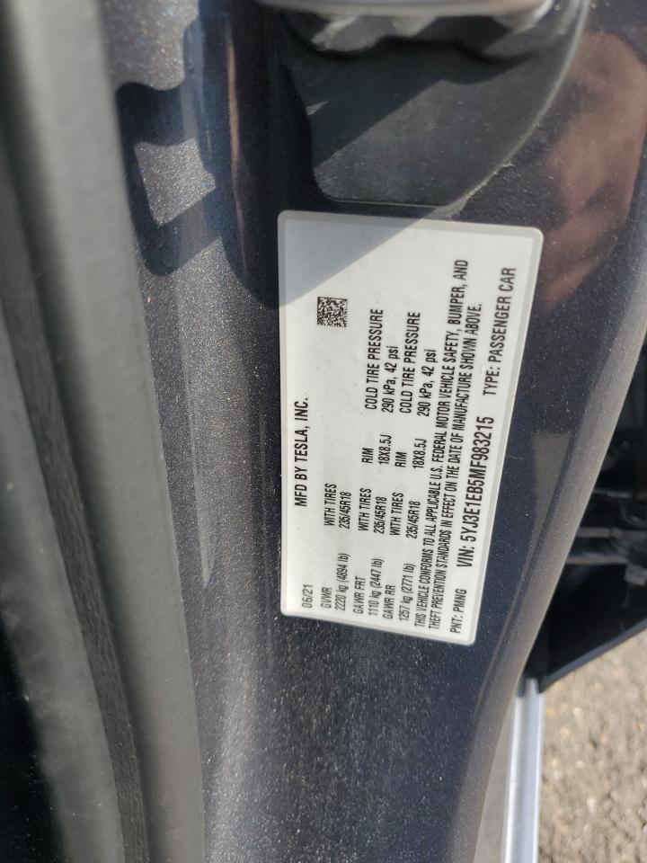 2021 TESLA MODEL 3