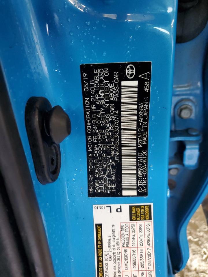 2019 TOYOTA COROLLA