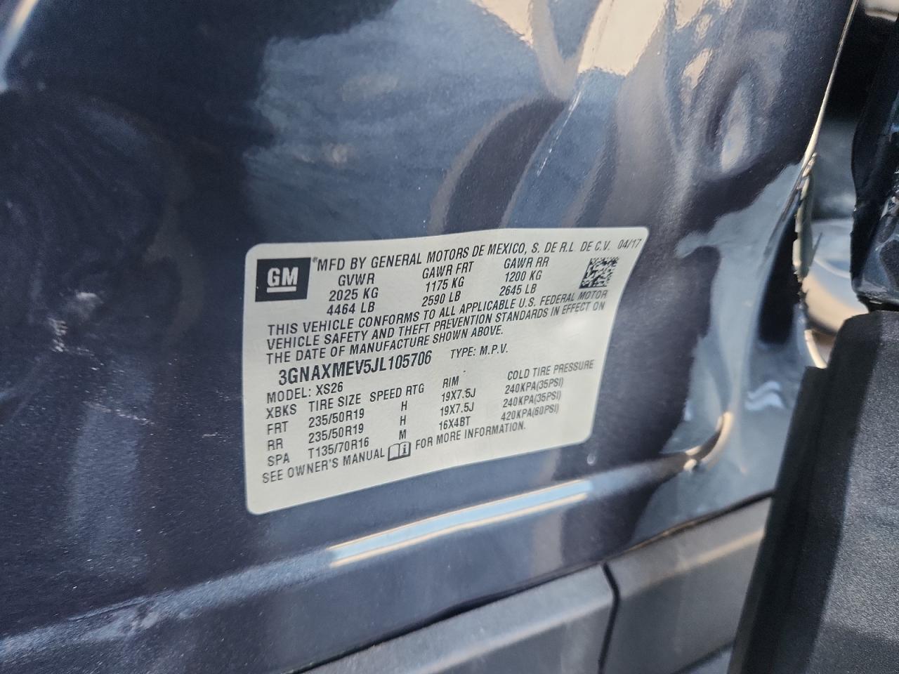 2018 CHEVROLET EQUINOX