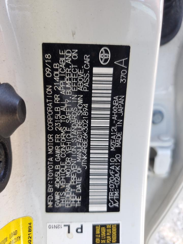 2019 TOYOTA COROLLA