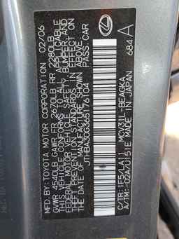 2006 LEXUS Es