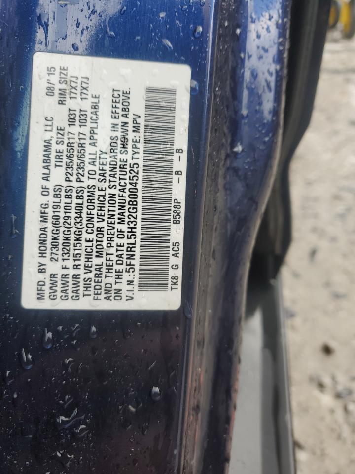 2016 HONDA ODYSSEY