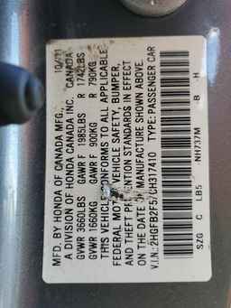 2012 HONDA CIVIC