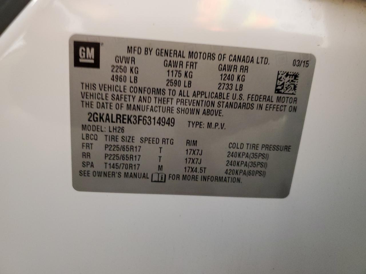 2015 GMC Terrain
