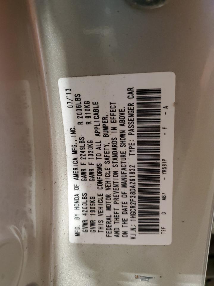 2013 HONDA ACCORD
