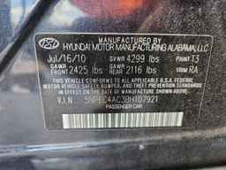 2011 HYUNDAI SONATA