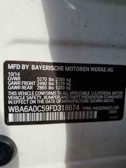 2015 BMW 6 Series