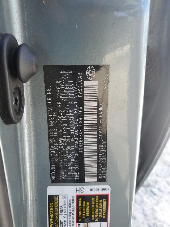 2009 TOYOTA CAMRY
