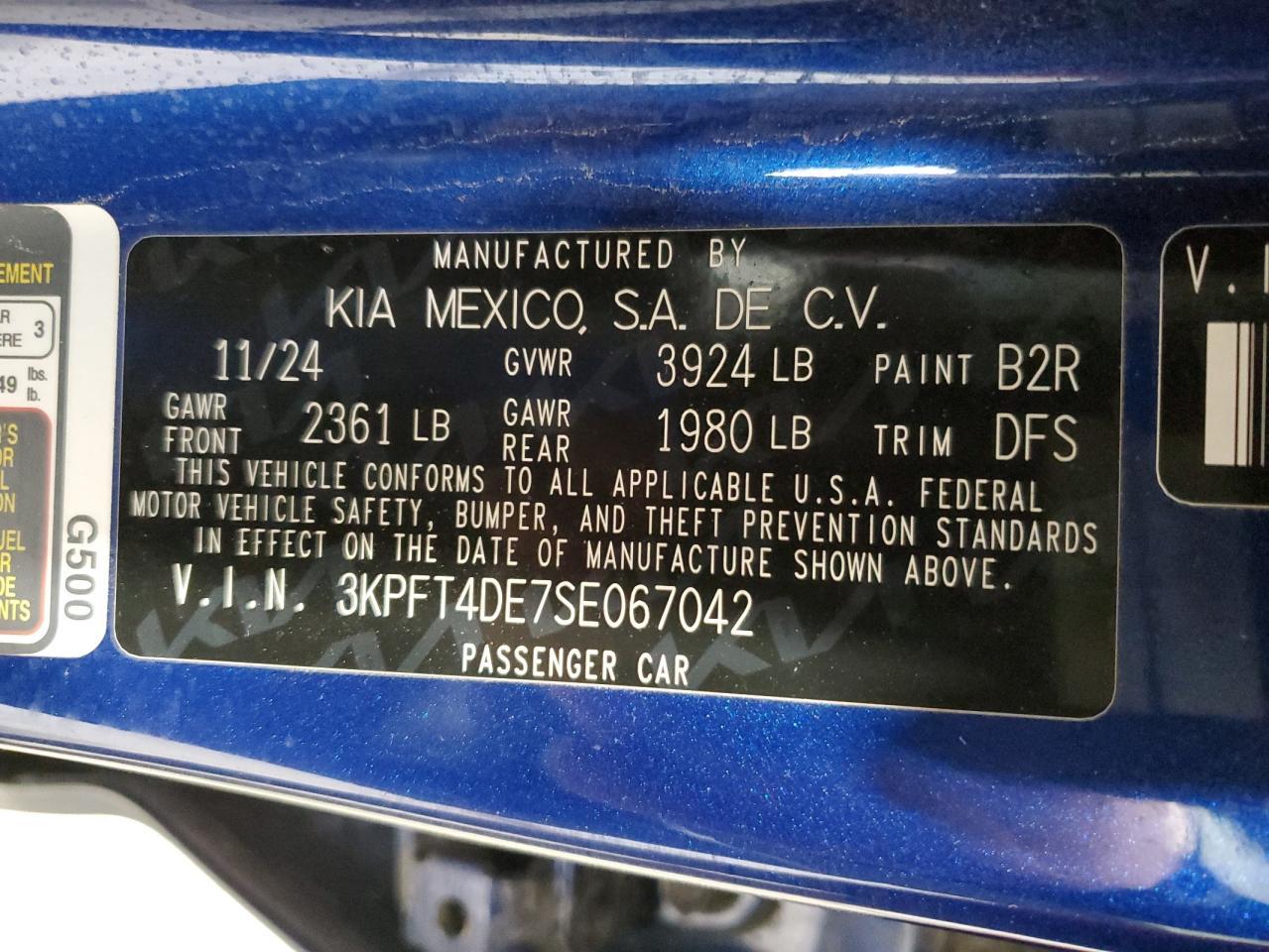 2025 KIA K4