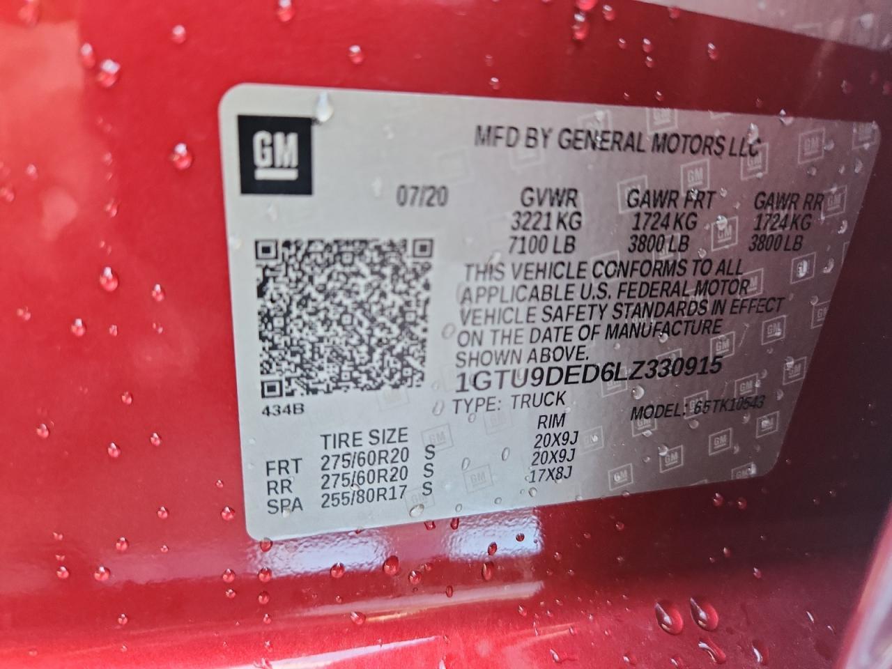 2020 GMC Sierra