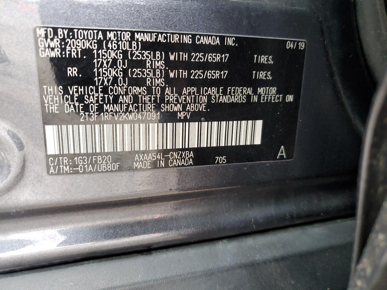 2019 TOYOTA RAV4