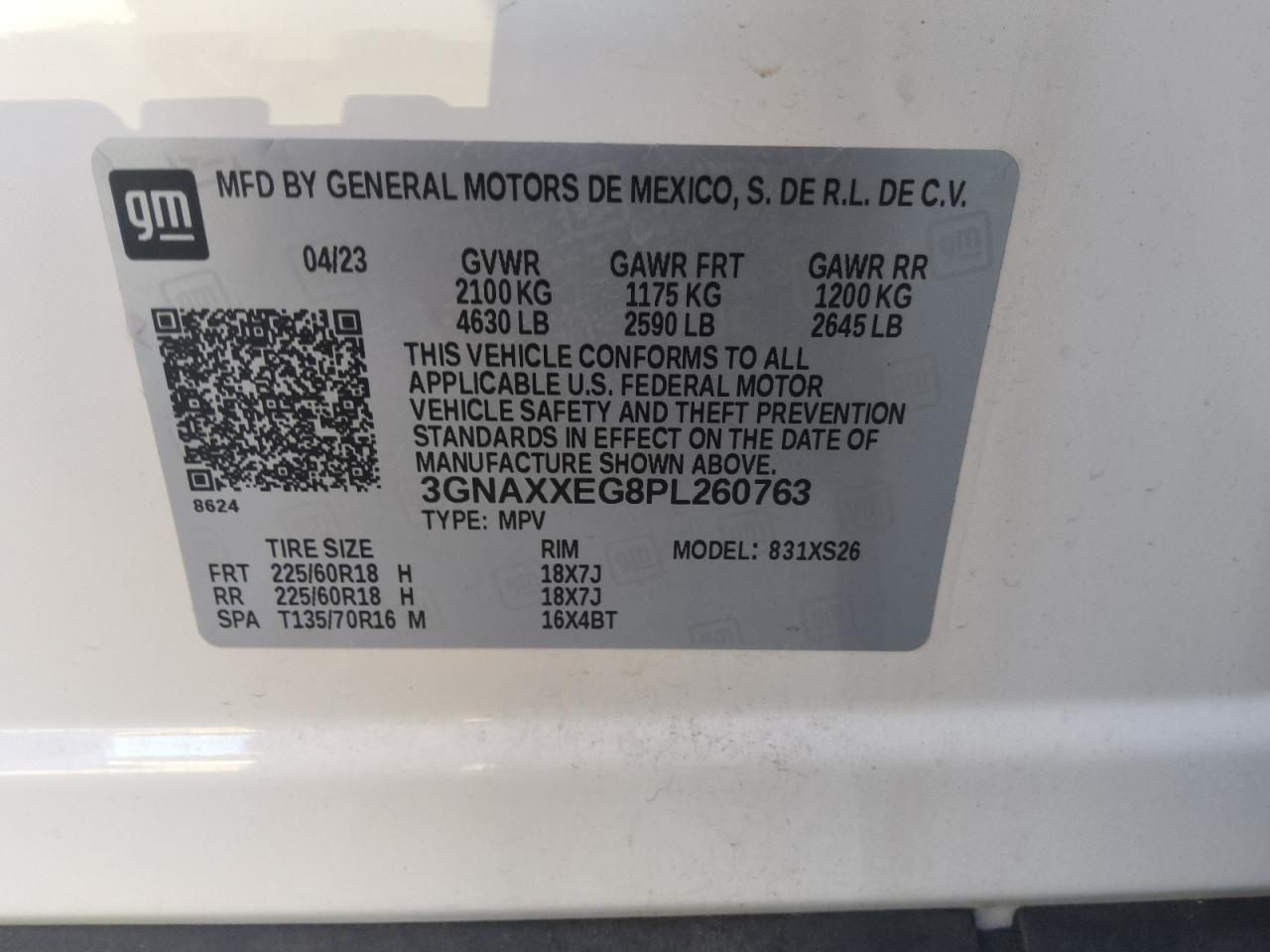 2023 CHEVROLET EQUINOX