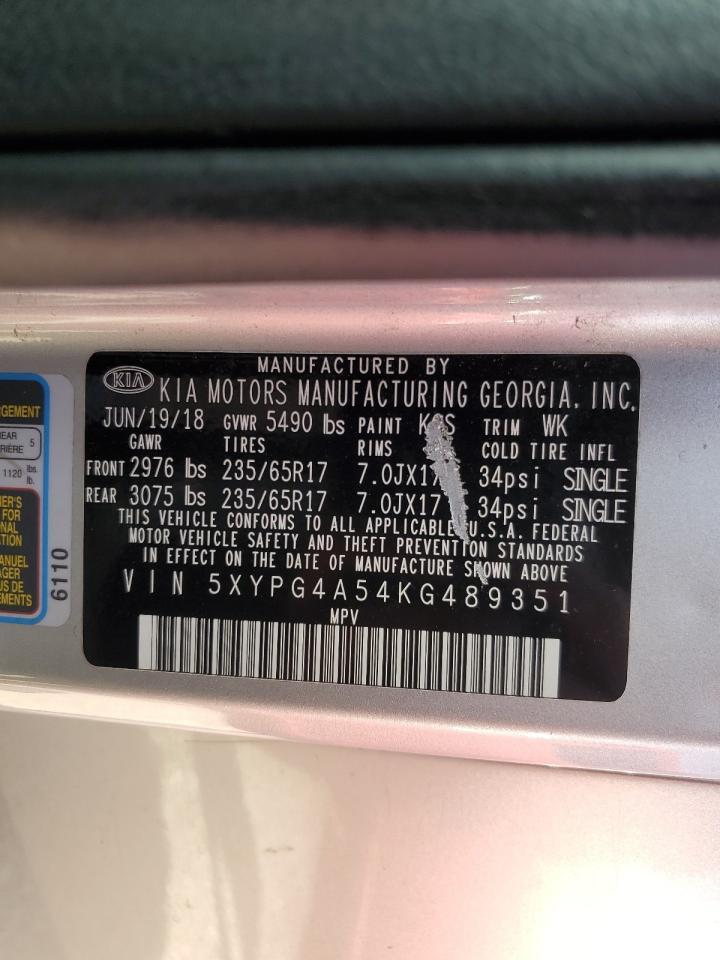 2019 KIA SORENTO