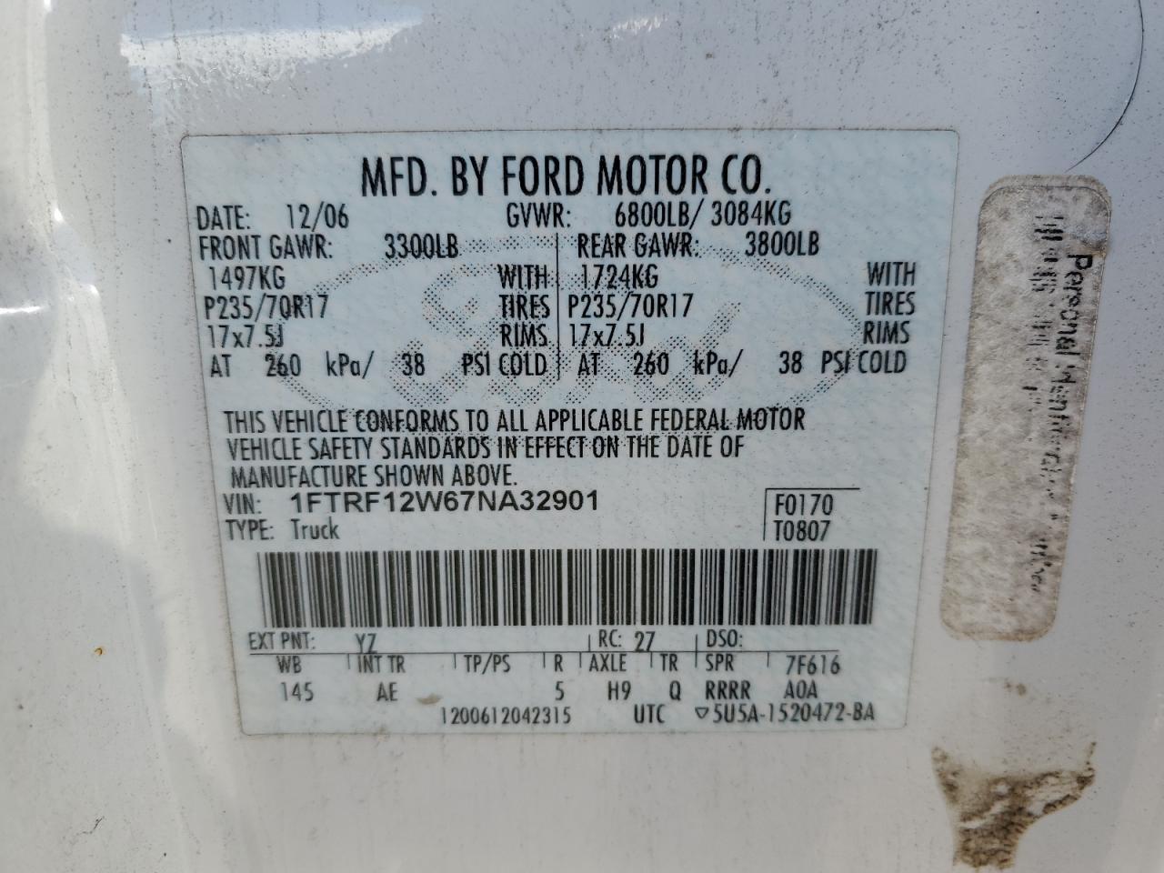 2007 FORD F-150
