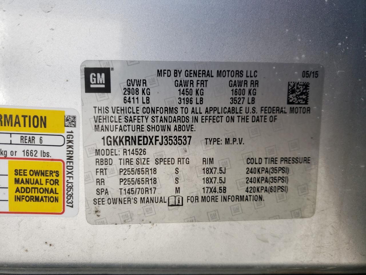 2015 GMC ACADIA