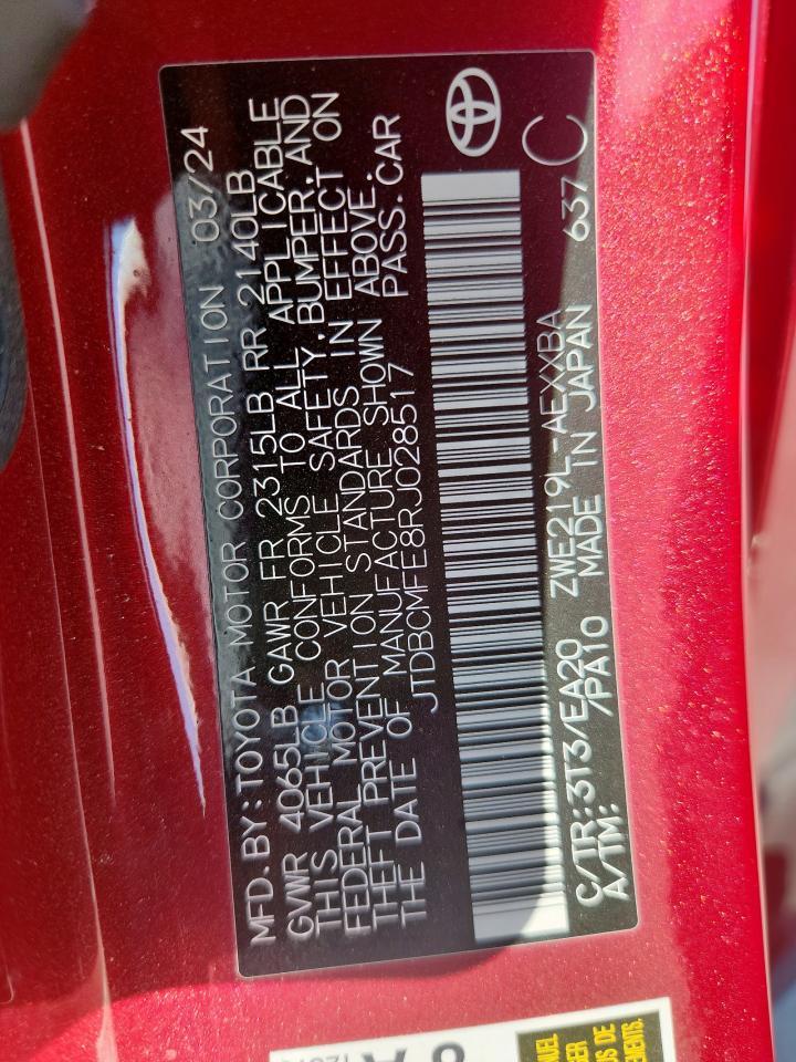 2024 TOYOTA COROLLA