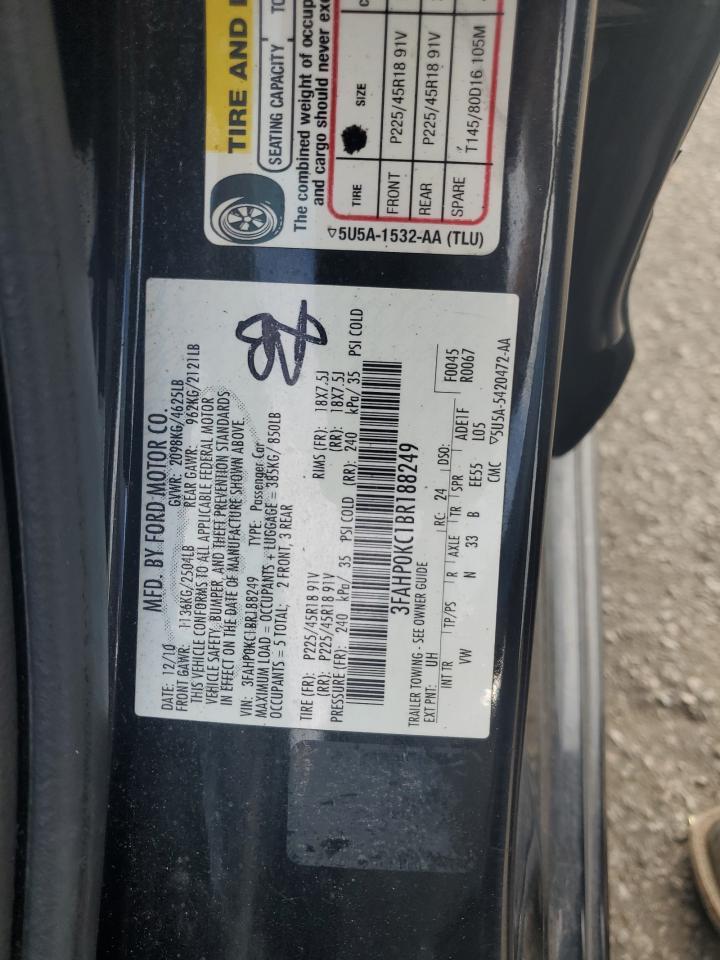 2011 FORD FUSION